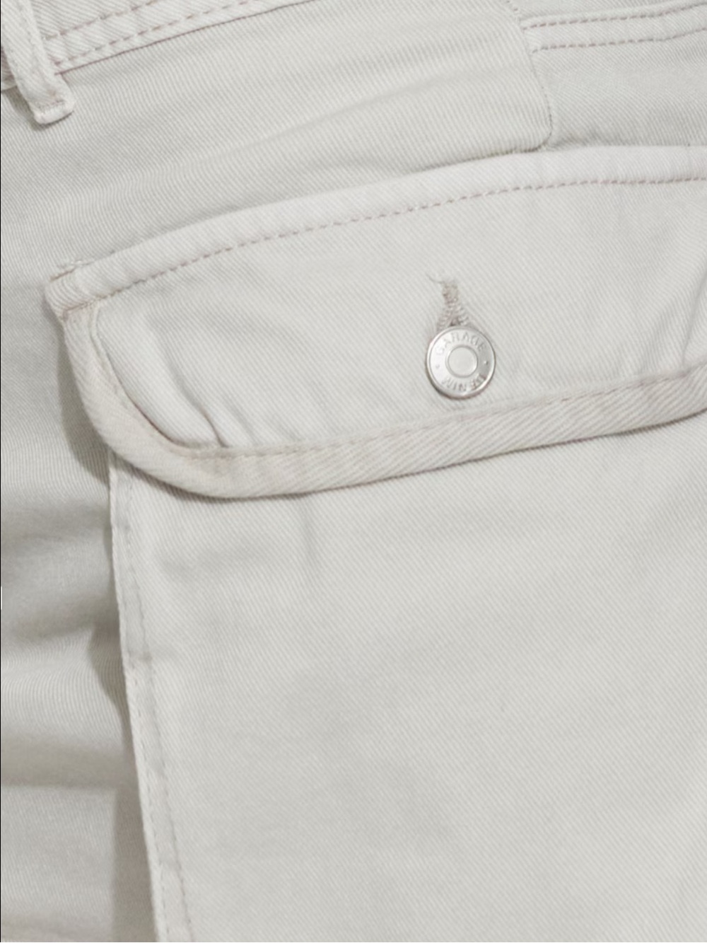 Garage Tia Cargo Mini Skort in Cement Grey - Picture 5 of 5